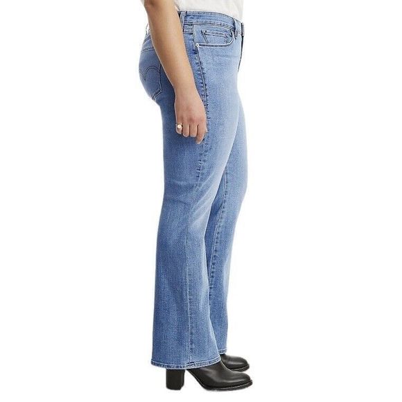 NWT Levi's Classic Bootcut Mid Rise Jeans Blue Denim Med Wash Plus Size 24W - Picture 5 of 16